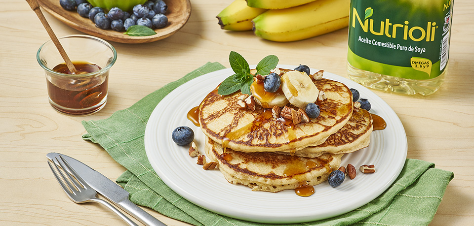 Hotcakes de Platano - Nutrioli